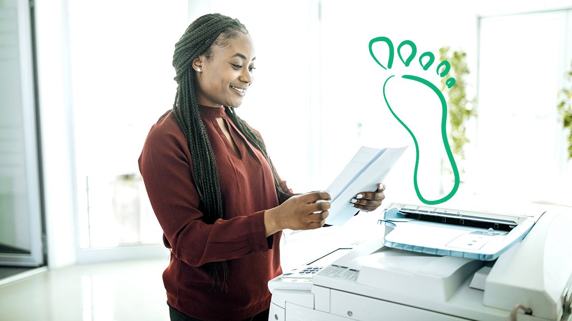 woman printing woman printing